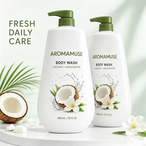 AROMAMUSE Coconut Cocoa Butter Body Wash — view 1