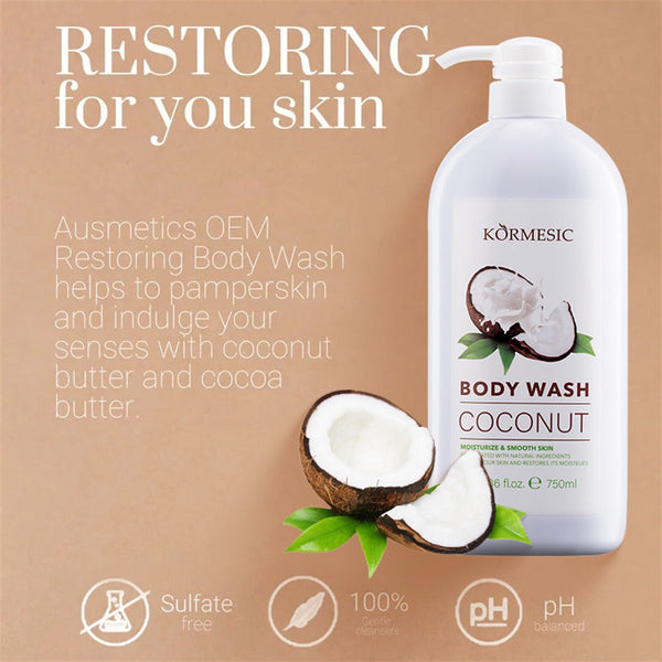 KORMESIC Coconut Moisturizing Body Wash