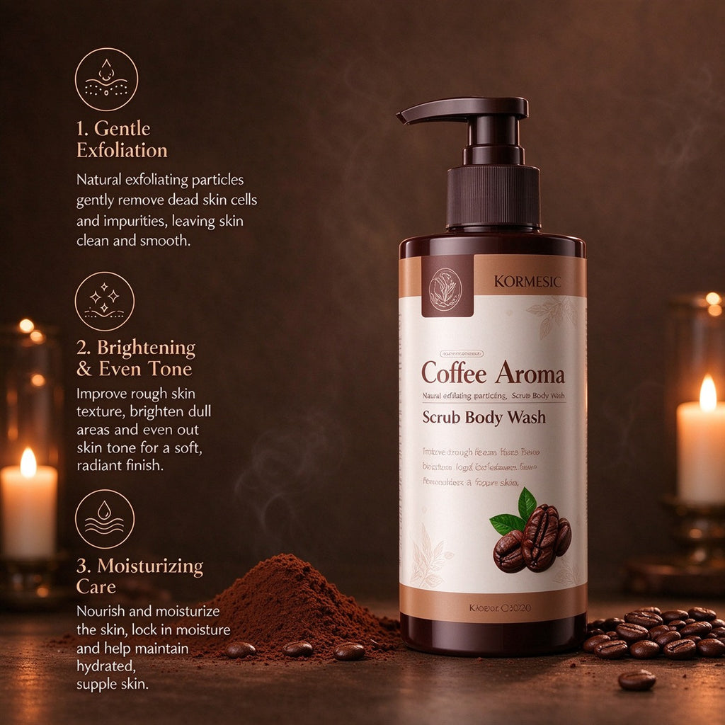 KORMESIC Coffee Aroma Scrub Body Wash — view 3