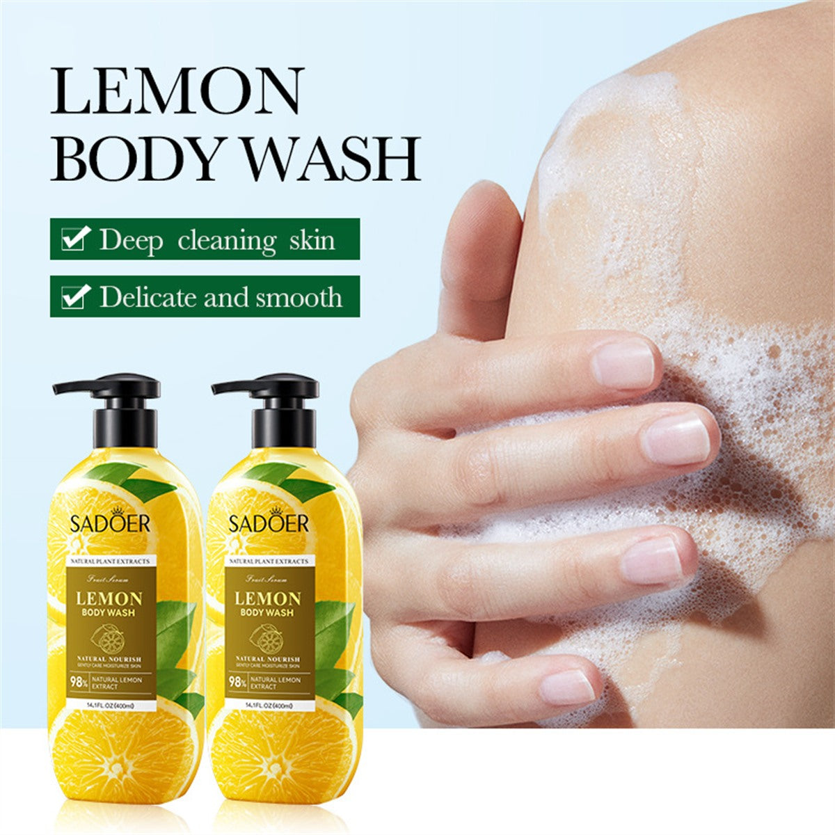SADOER Lemon Brightening Body Wash — view 3